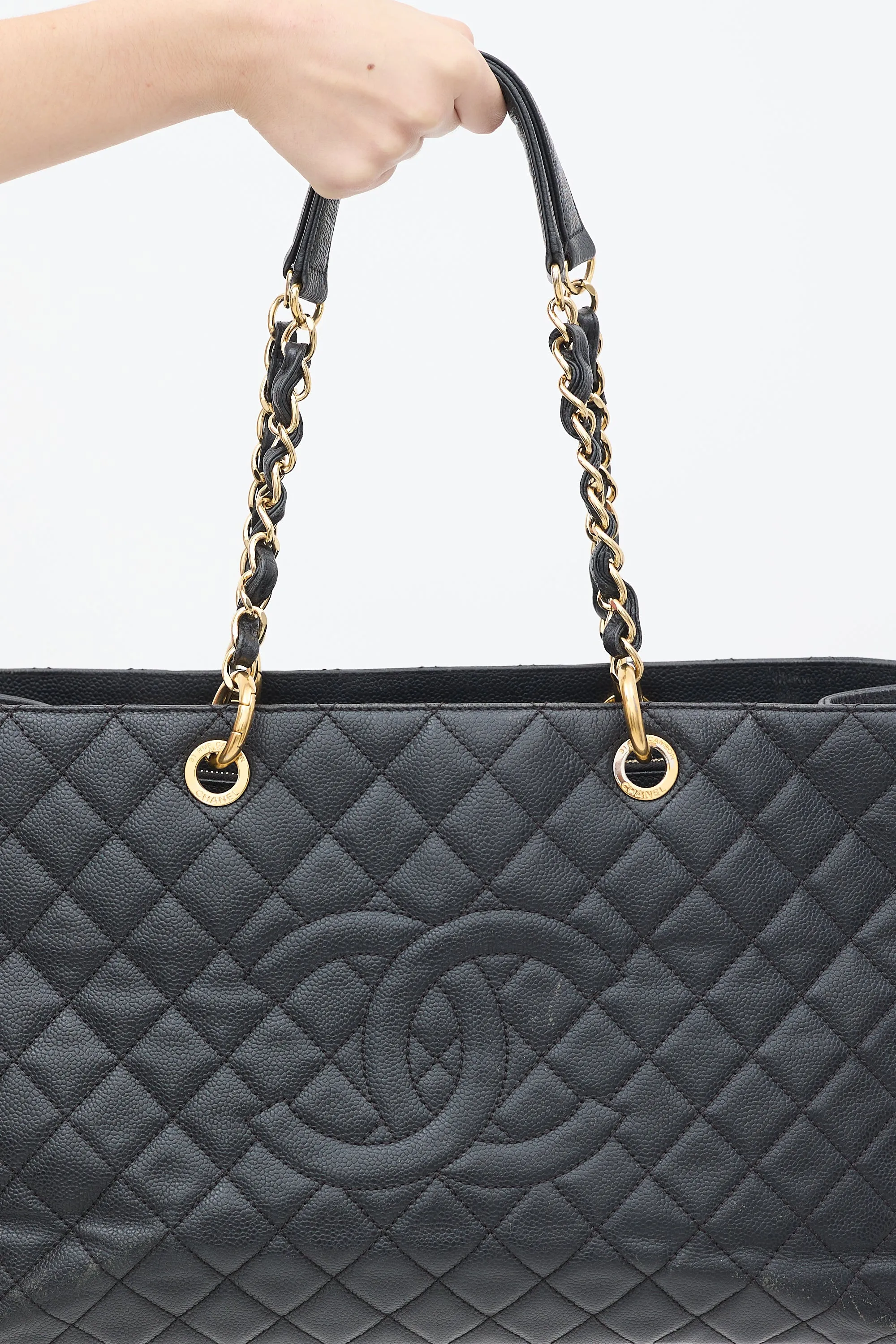 2012 Black Caviar Grand Shopping Tote Bag