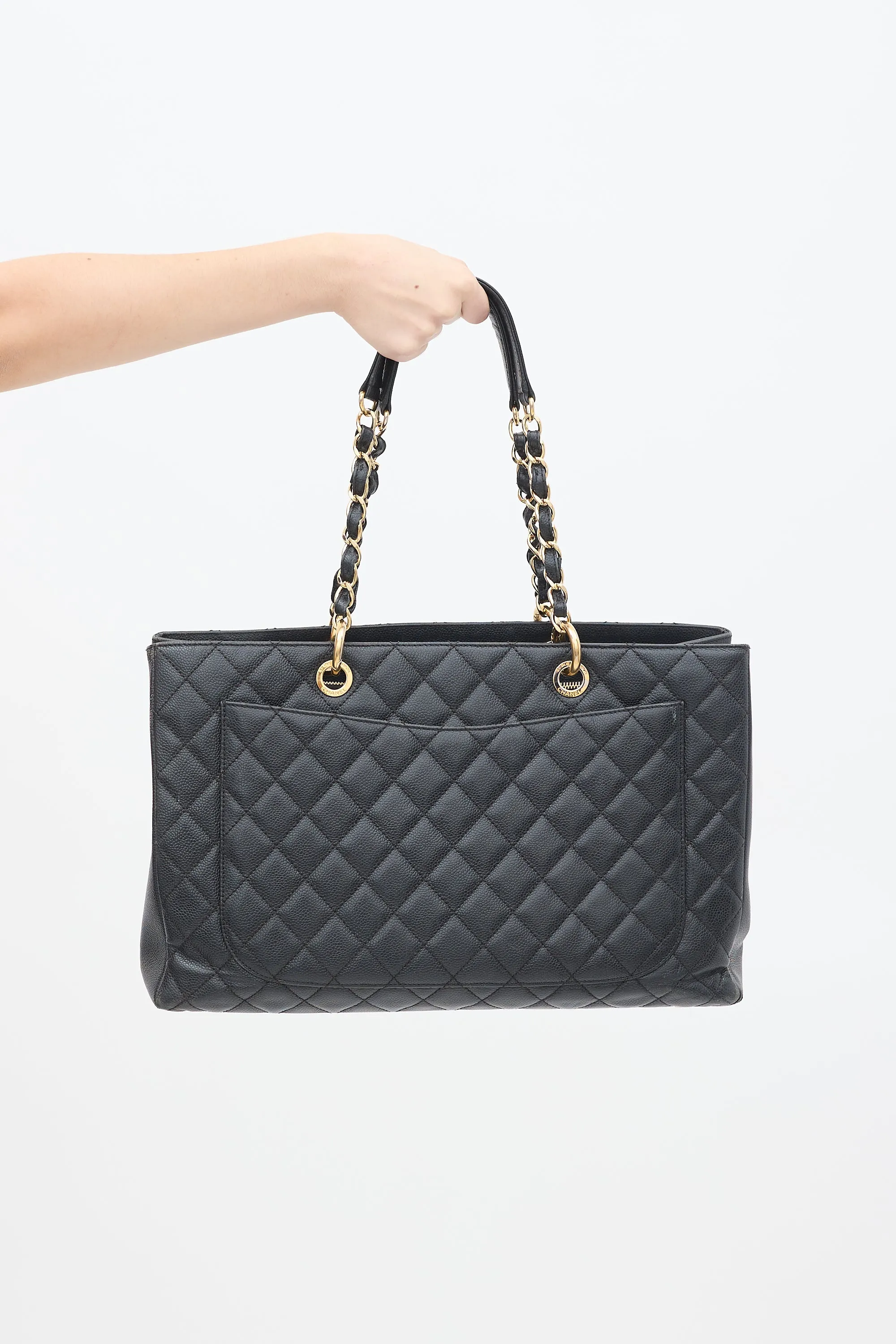 2012 Black Caviar Grand Shopping Tote Bag