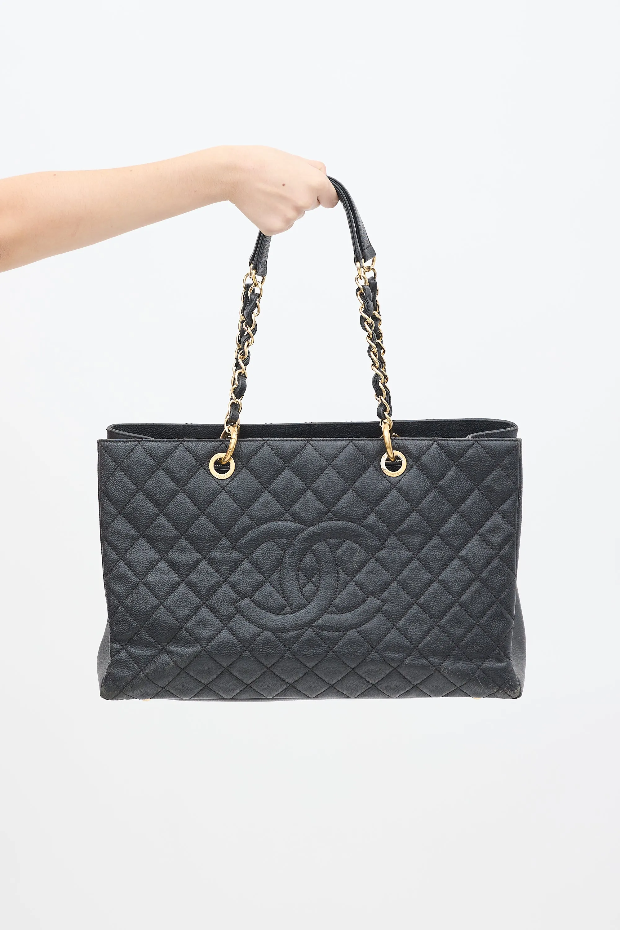 2012 Black Caviar Grand Shopping Tote Bag