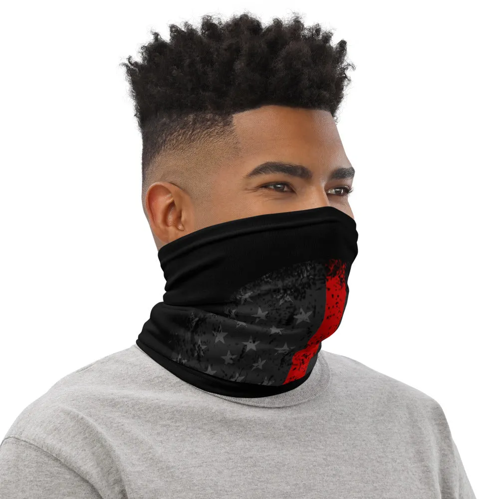 AMERICAN RED STRIPE PUNISHER SKULL BREATHABLE NECK GAITER