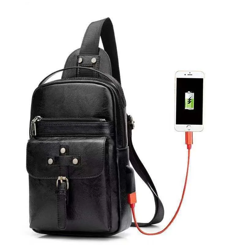 Backpack Waist Shoulder bag compatible with Ebook, Tablet and for Google Pixel 4 XL (2019) - Black