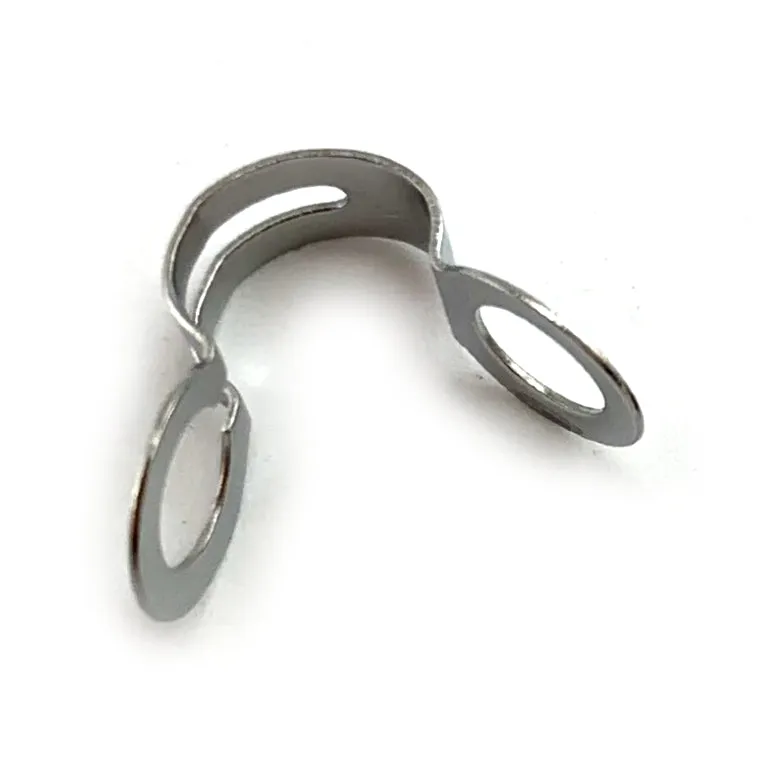 Ball Chain End Clip - Stainless Steel - 2.3mm x Qty 100