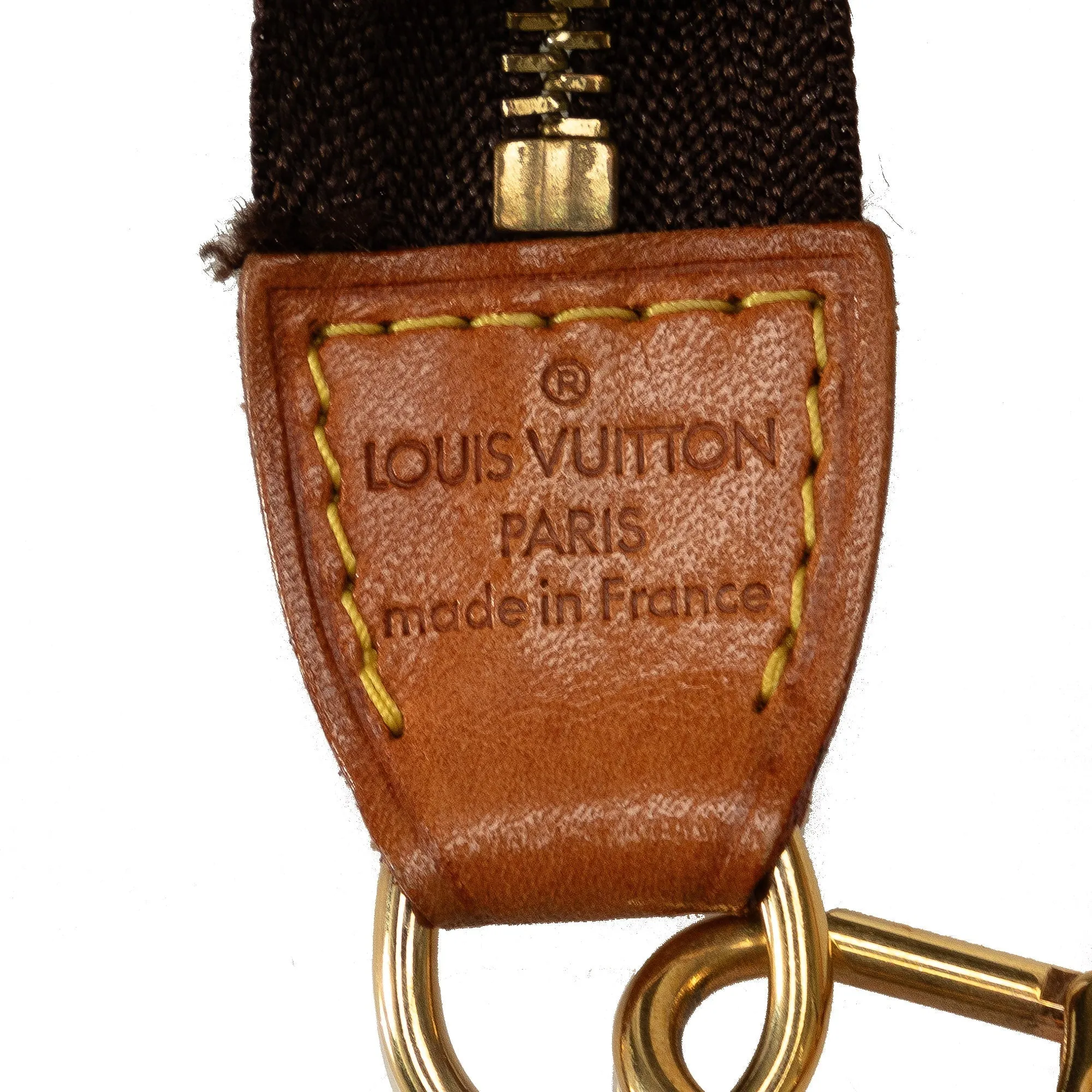 Brown Louis Vuitton Monogram Pochette Accessoires Baguette