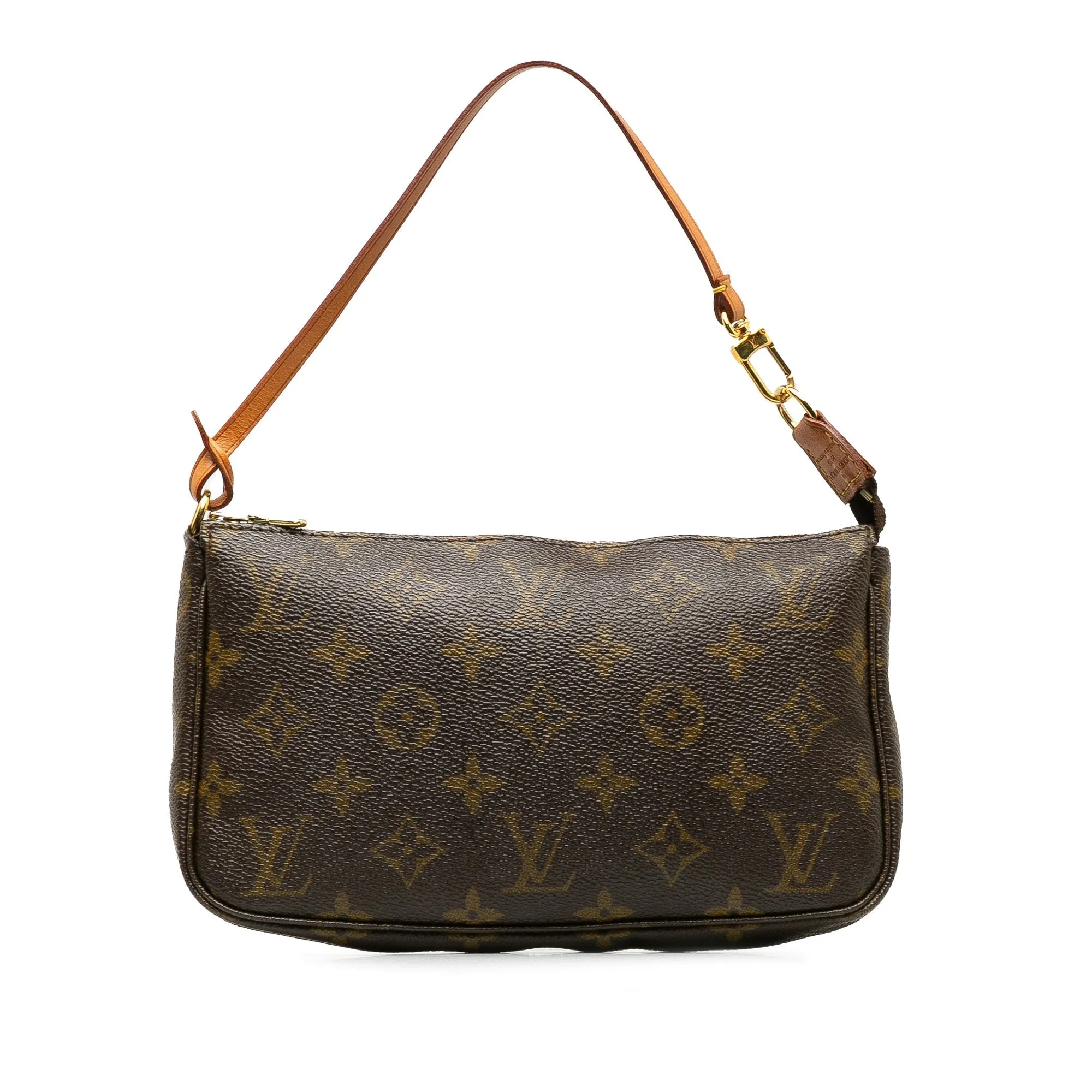 Brown Louis Vuitton Monogram Pochette Accessoires Baguette