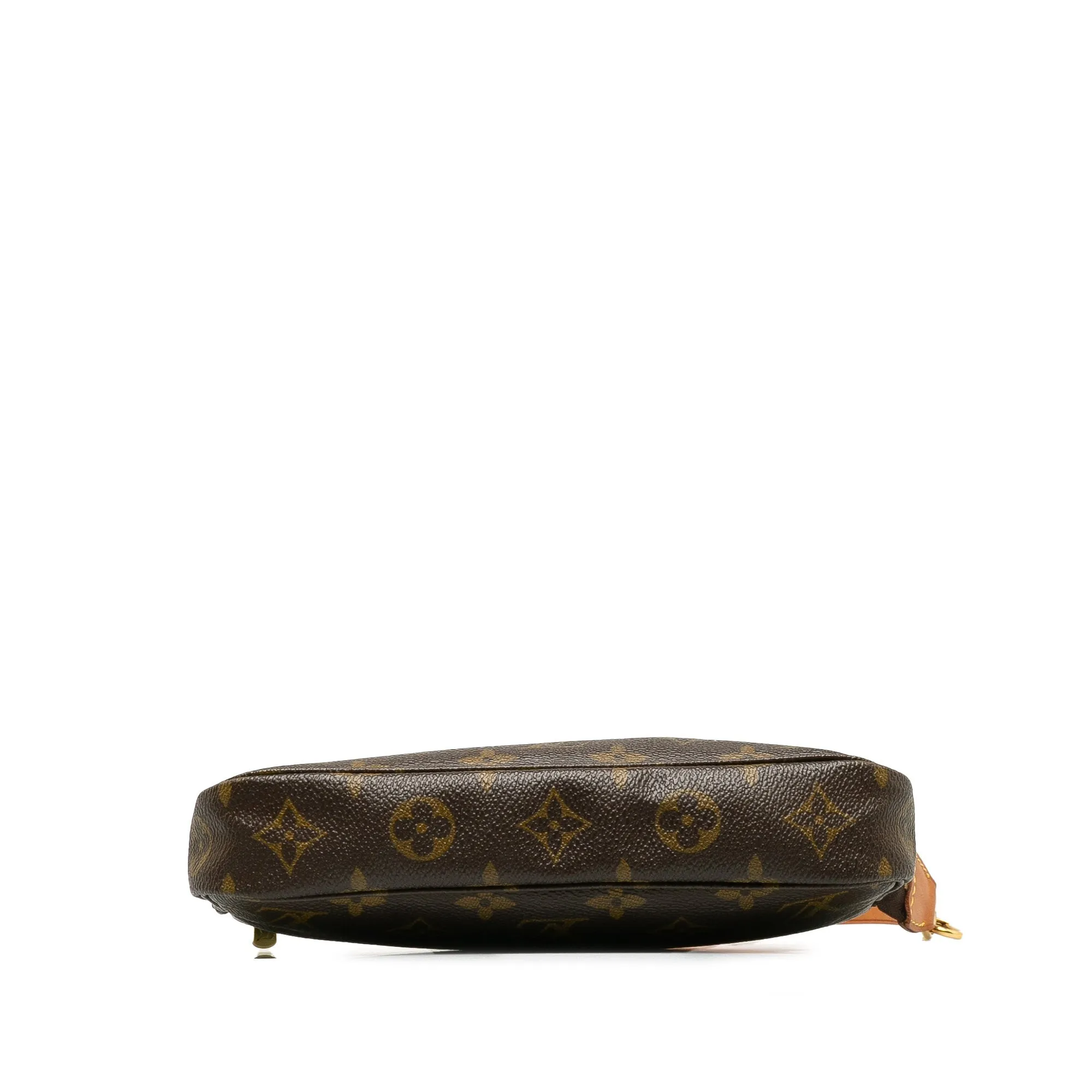 Brown Louis Vuitton Monogram Pochette Accessoires Baguette
