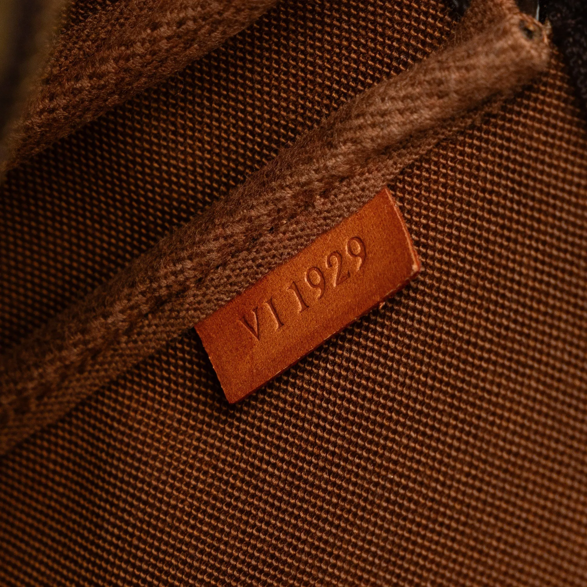 Brown Louis Vuitton Monogram Pochette Accessoires Baguette