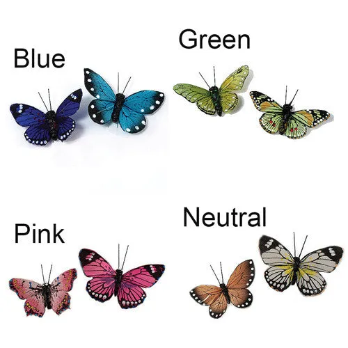 Butterfly Wedding Party Decorations (25 Butterflies)