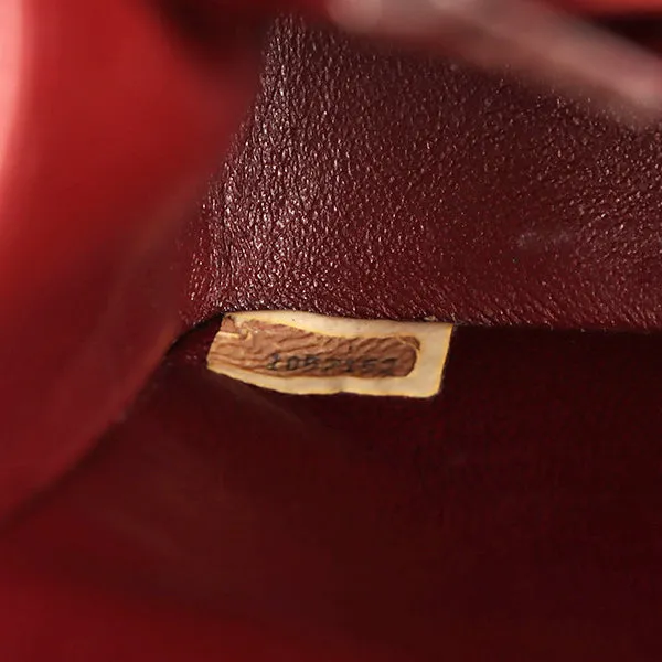 Chanel 1990 Made Classic Flap Matelasse Plate Chain Hand Bag Black