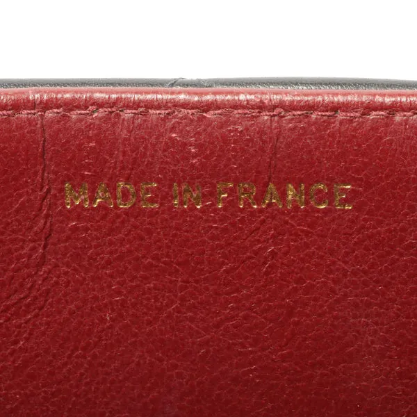 Chanel Around 1992 Made Big Cc Mark Stitch Turn-Lock Chain Bag Black