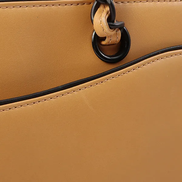 Chanel Around 2000 Made Cc Mark Plate Chain Shoulder Bag Beige