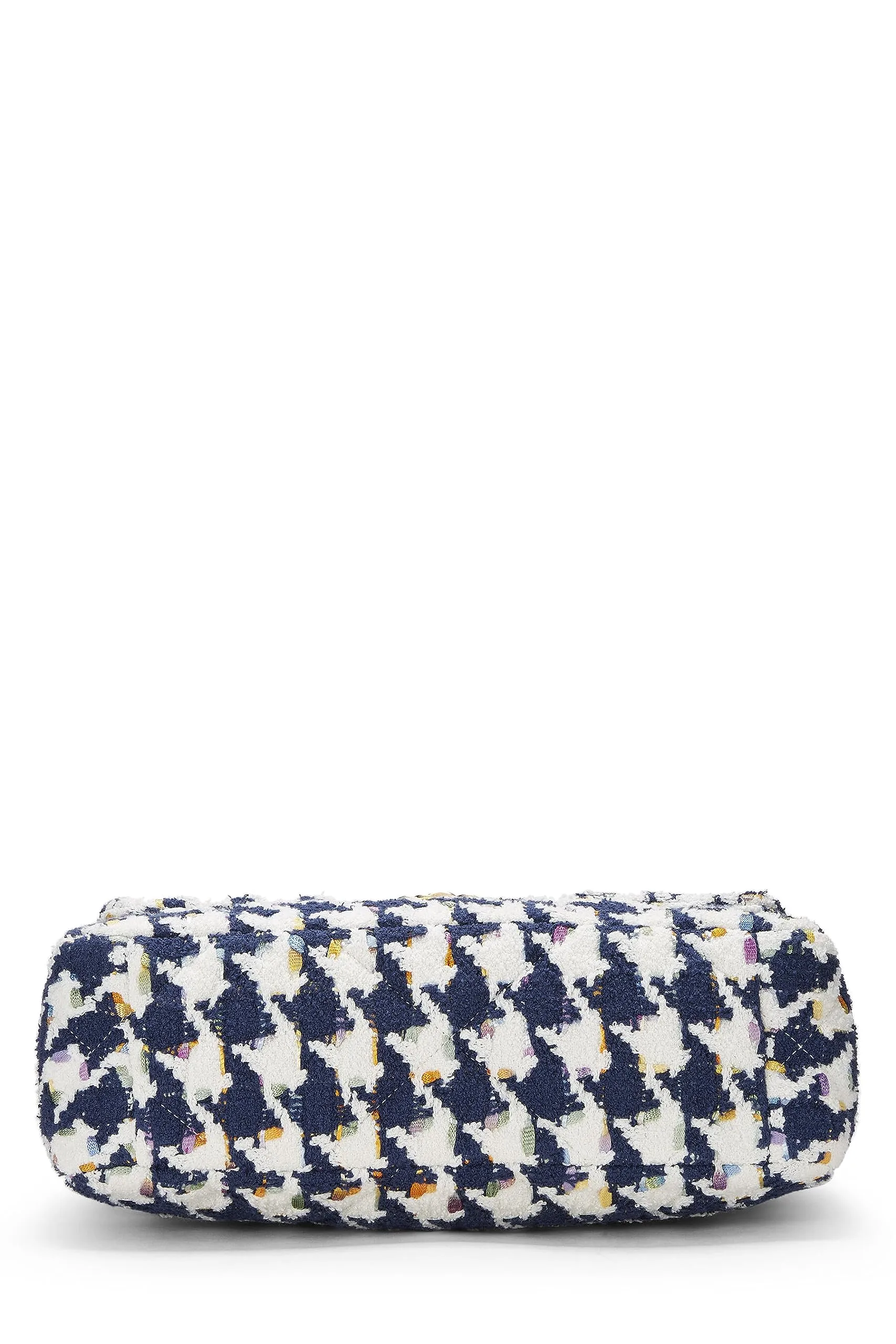 Chanel,  Blue & Multicolor Quilted Tweed 19 Flap Bag Medium, Multi