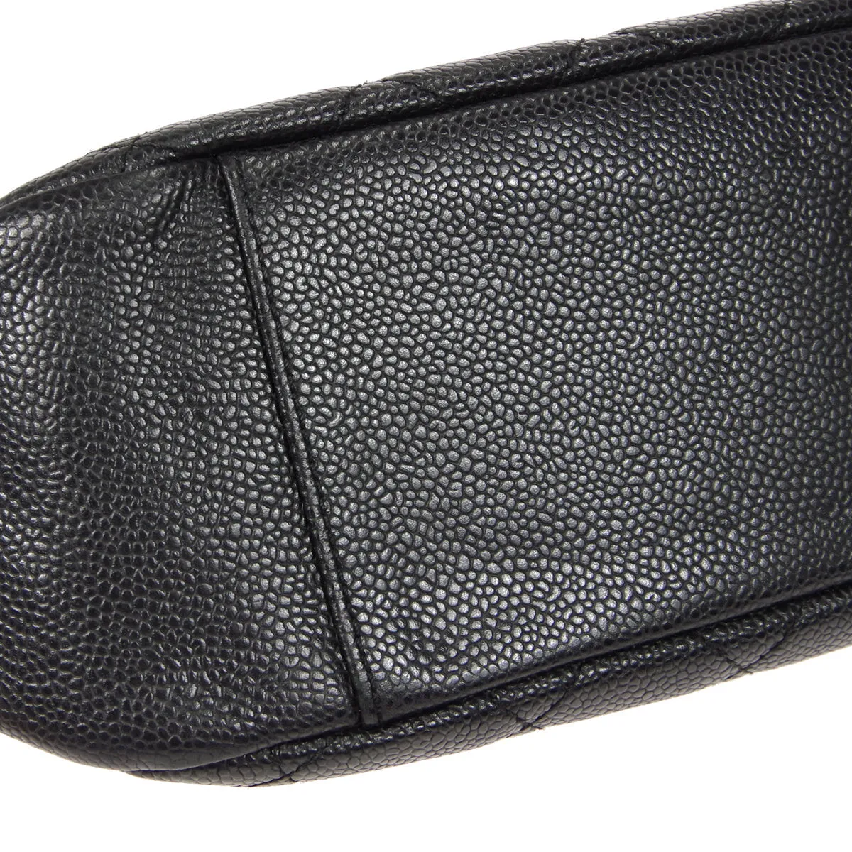 CHANEL Chain Handbag Black Caviar