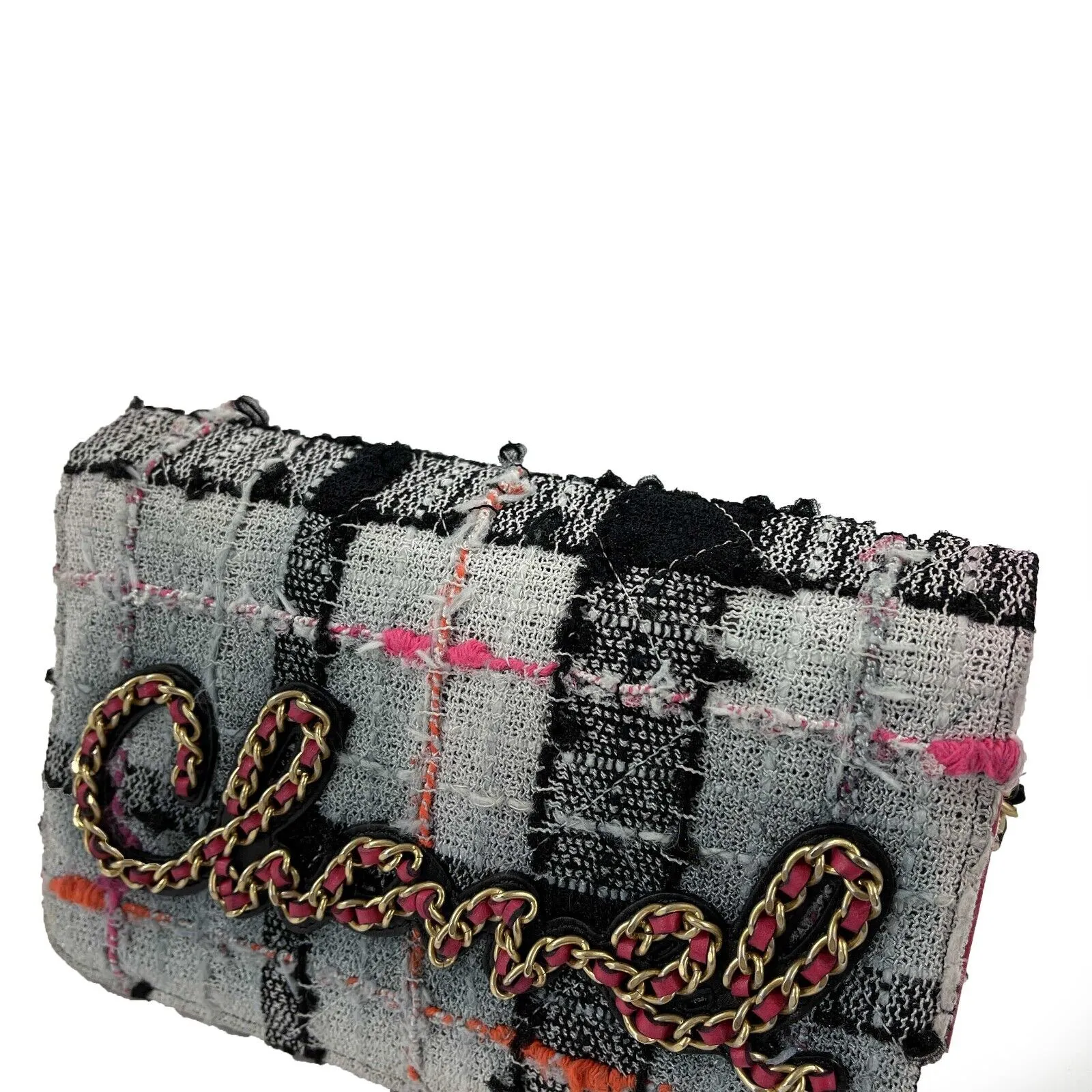 CHANEL - Tweed Wallet on Chain - Multicolor '' Crossbody