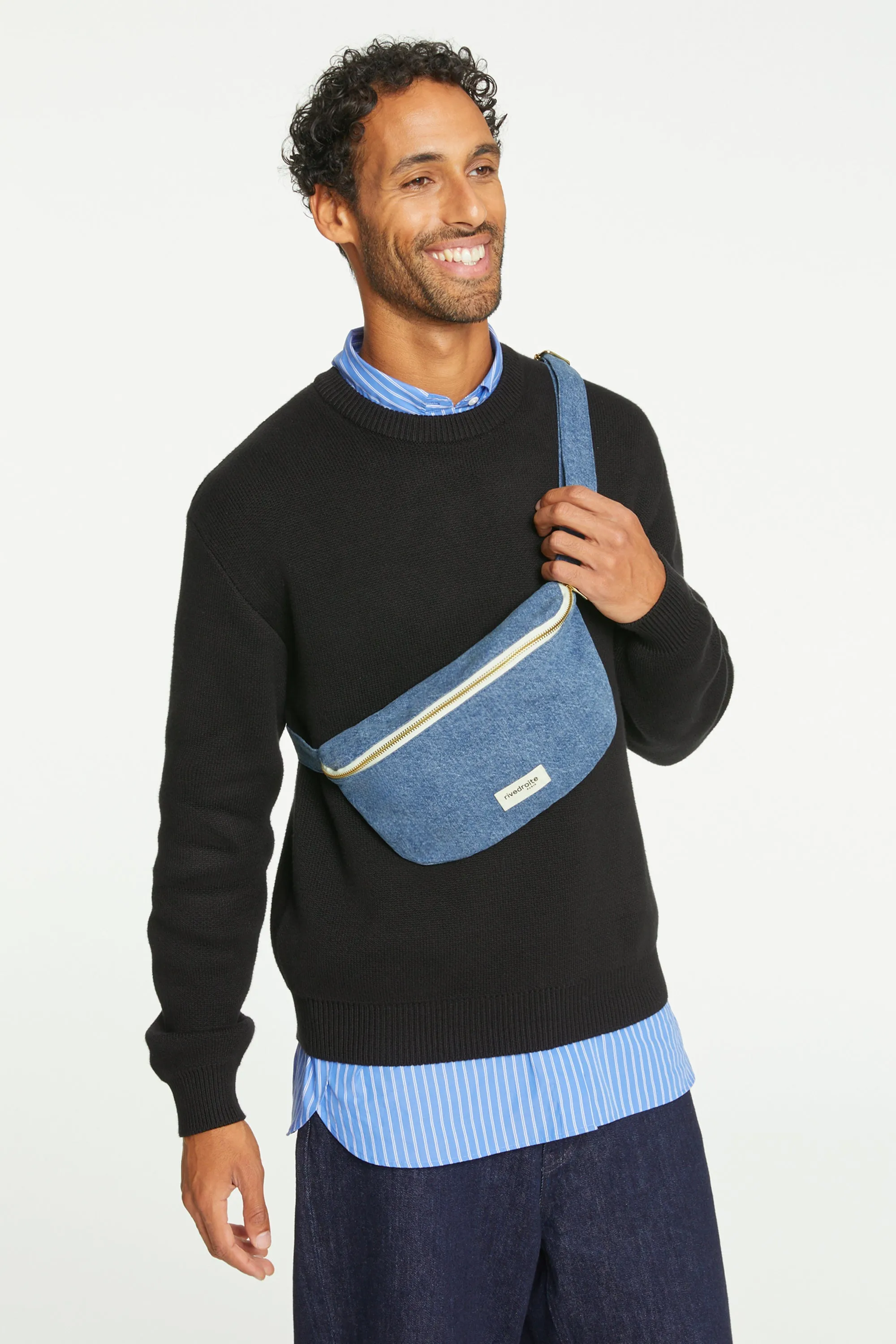 Custine the waist bag - Upcycled Stone Washed Denim
