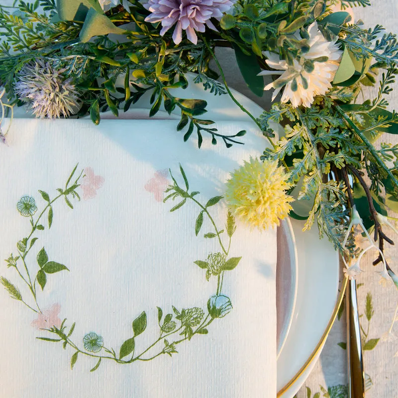 Dinner Napkins - Françoise Paviot - Fleurs Des Pres