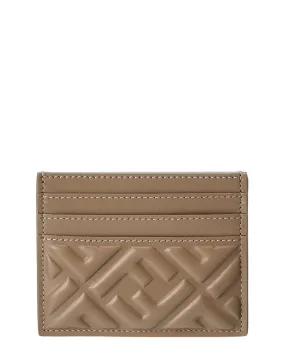 FENDI Baguette Leather Card Holder