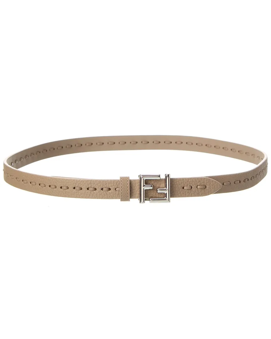 FENDI FF Leather Belt