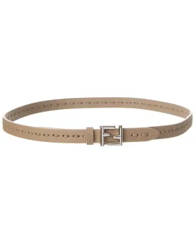 FENDI FF Leather Belt