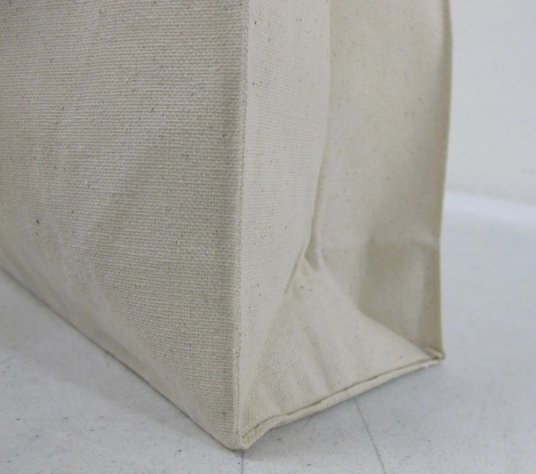 Heavy Canvas Tote Bags with Gusset, Medium Size