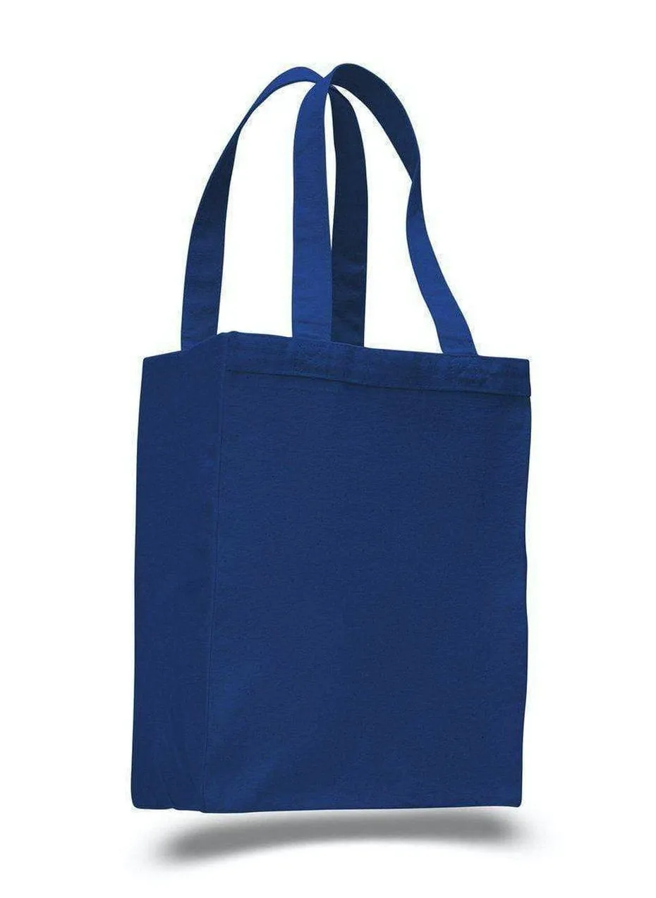 Heavy Canvas Tote Bags with Gusset, Medium Size