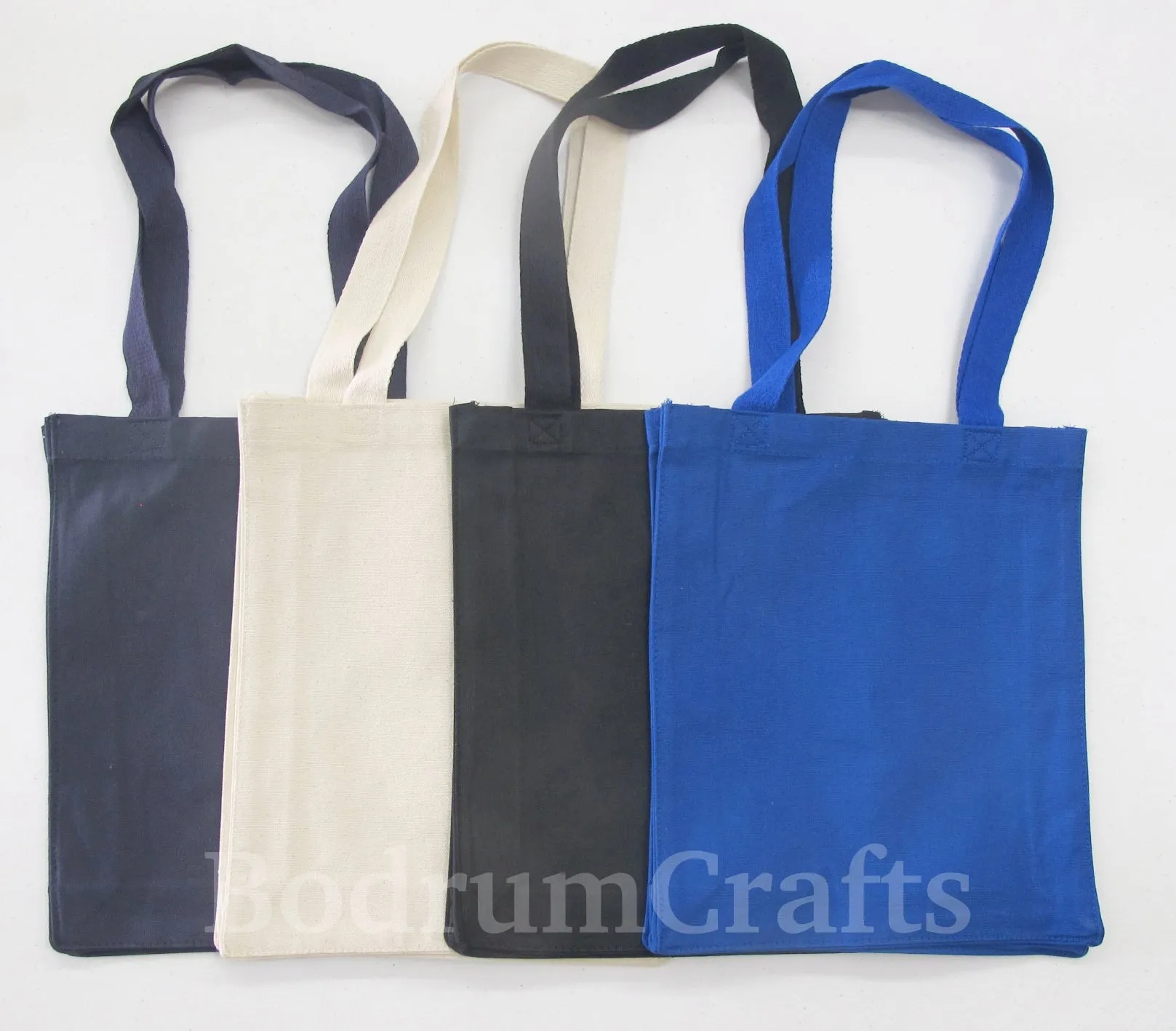 Heavy Canvas Tote Bags with Gusset, Small Size
