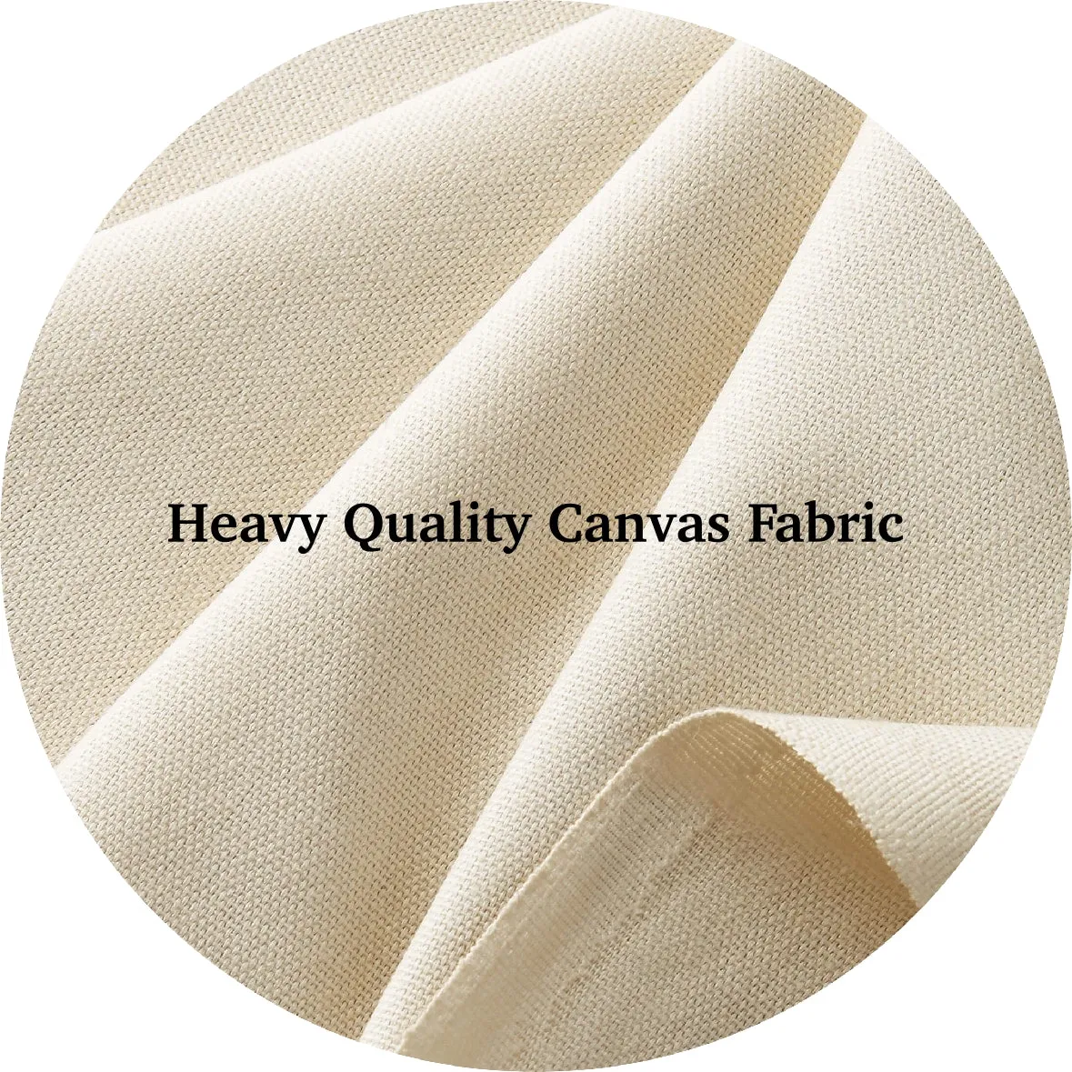 Heavy Canvas Tote Bags with Gusset, Small Size