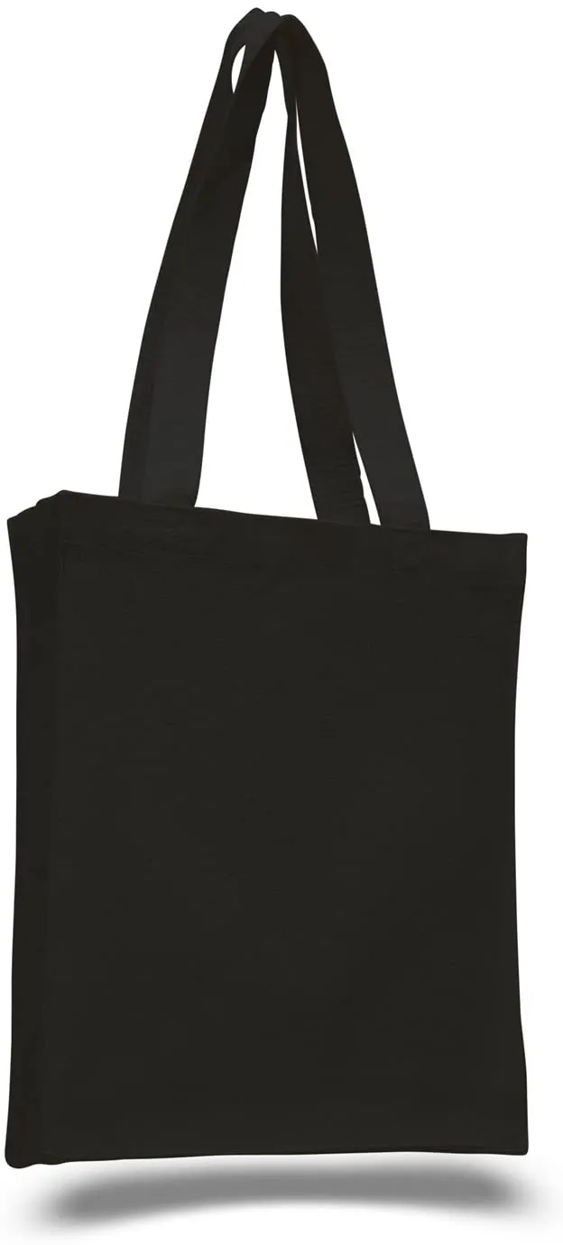 Heavy Canvas Tote Bags with Gusset, Small Size