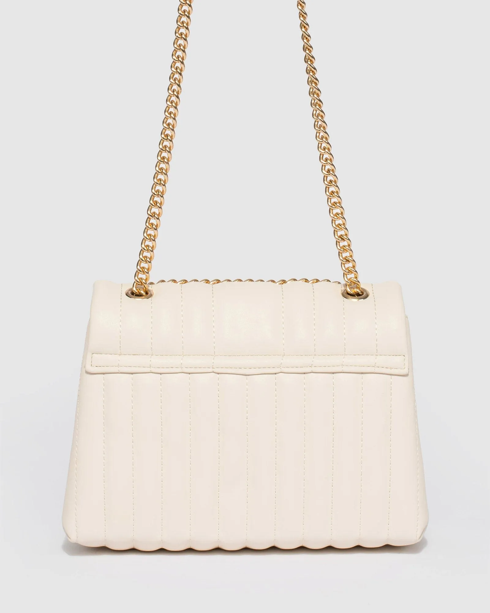 Ivory Malia Quilt Crossbody Bag