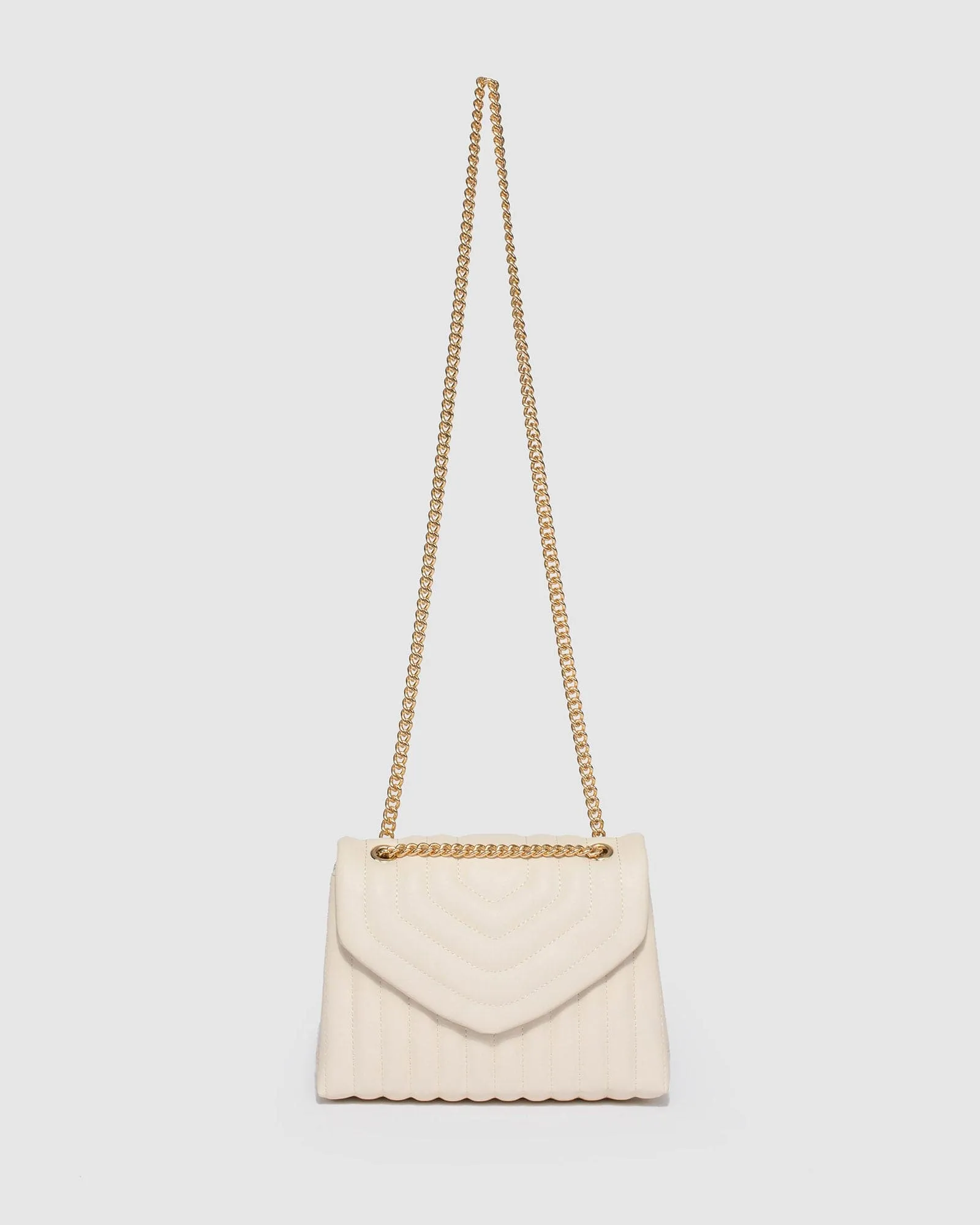 Ivory Malia Quilt Crossbody Bag