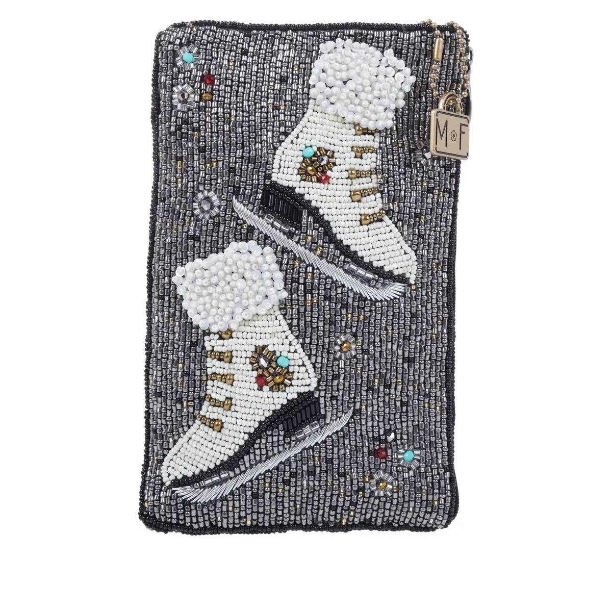 Mary Frances Cheap Skate Beaded Crossbody Phone Pouch