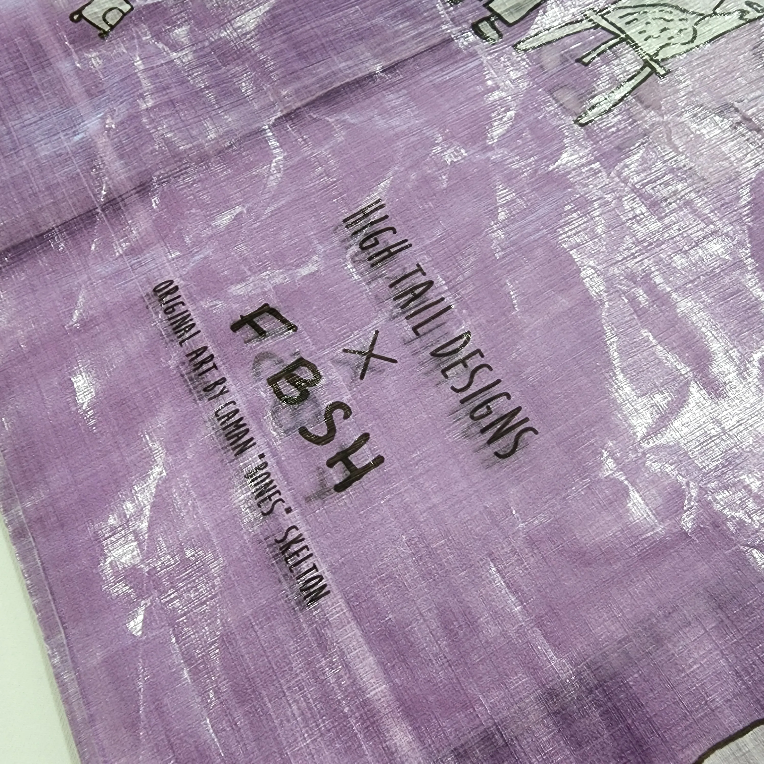 Medium Shopping Bag "Grape Bois" - by Caman Skelton