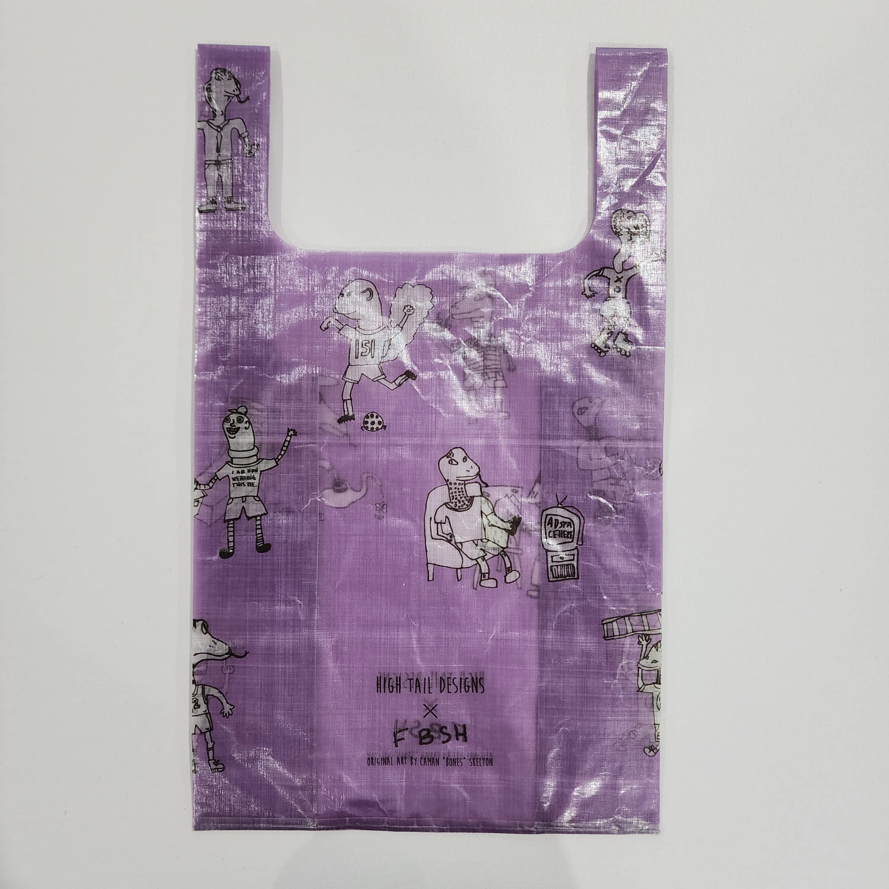 Medium Shopping Bag "Grape Bois" - by Caman Skelton