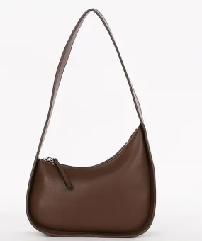 PB145 Dark Brown Irregular Shape Purse