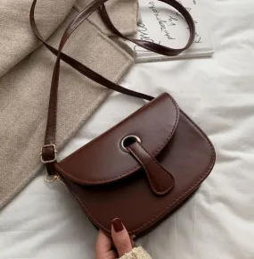 PB197 Dark Brown Shoulder Bag