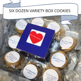 PERSONALIZED VARIETY COOKIES | SIX DOZEN COOKIES