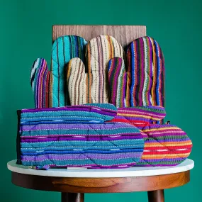 Set of 2 Matching Guatemalan Oven Mitts