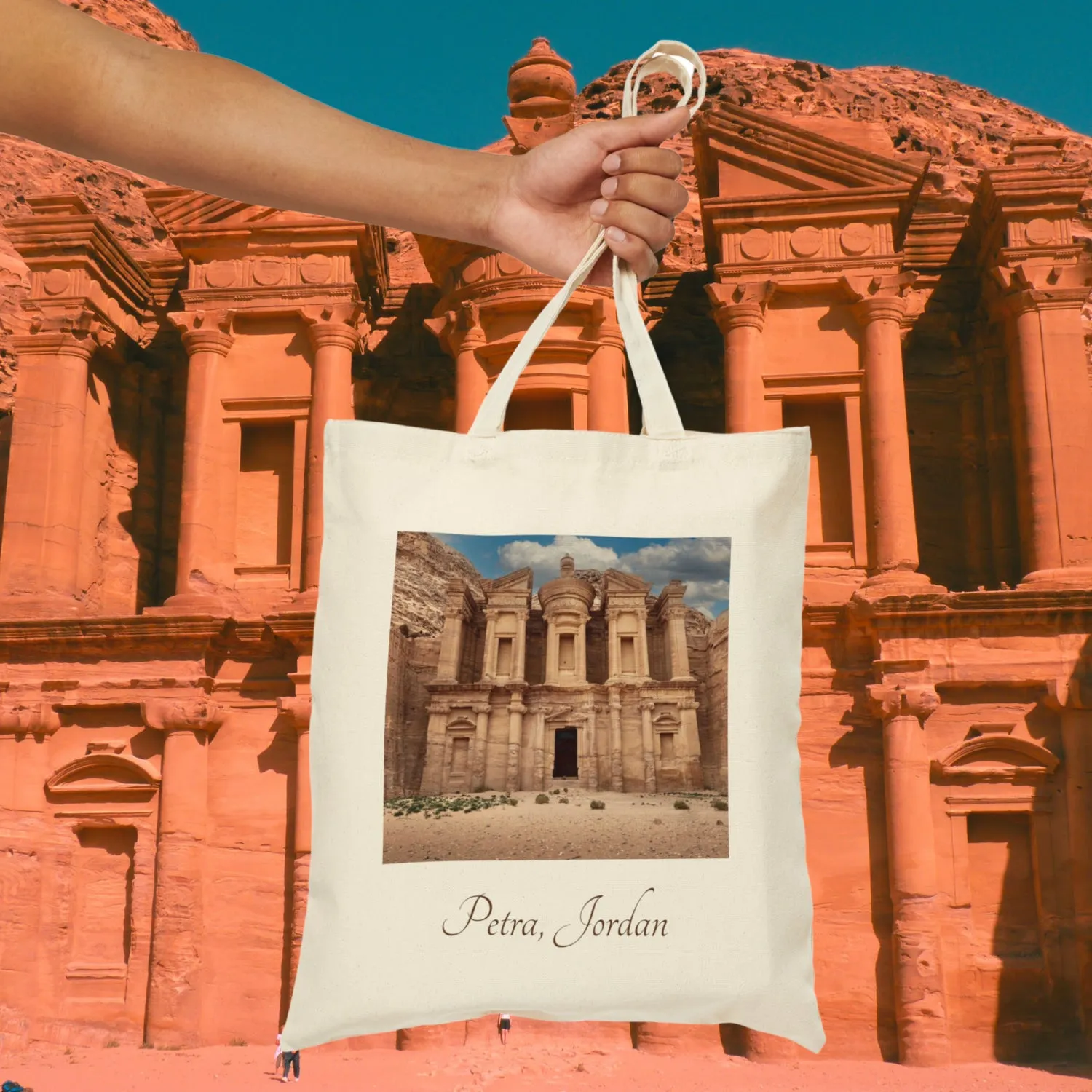 The Petra Monastery Tote Bag